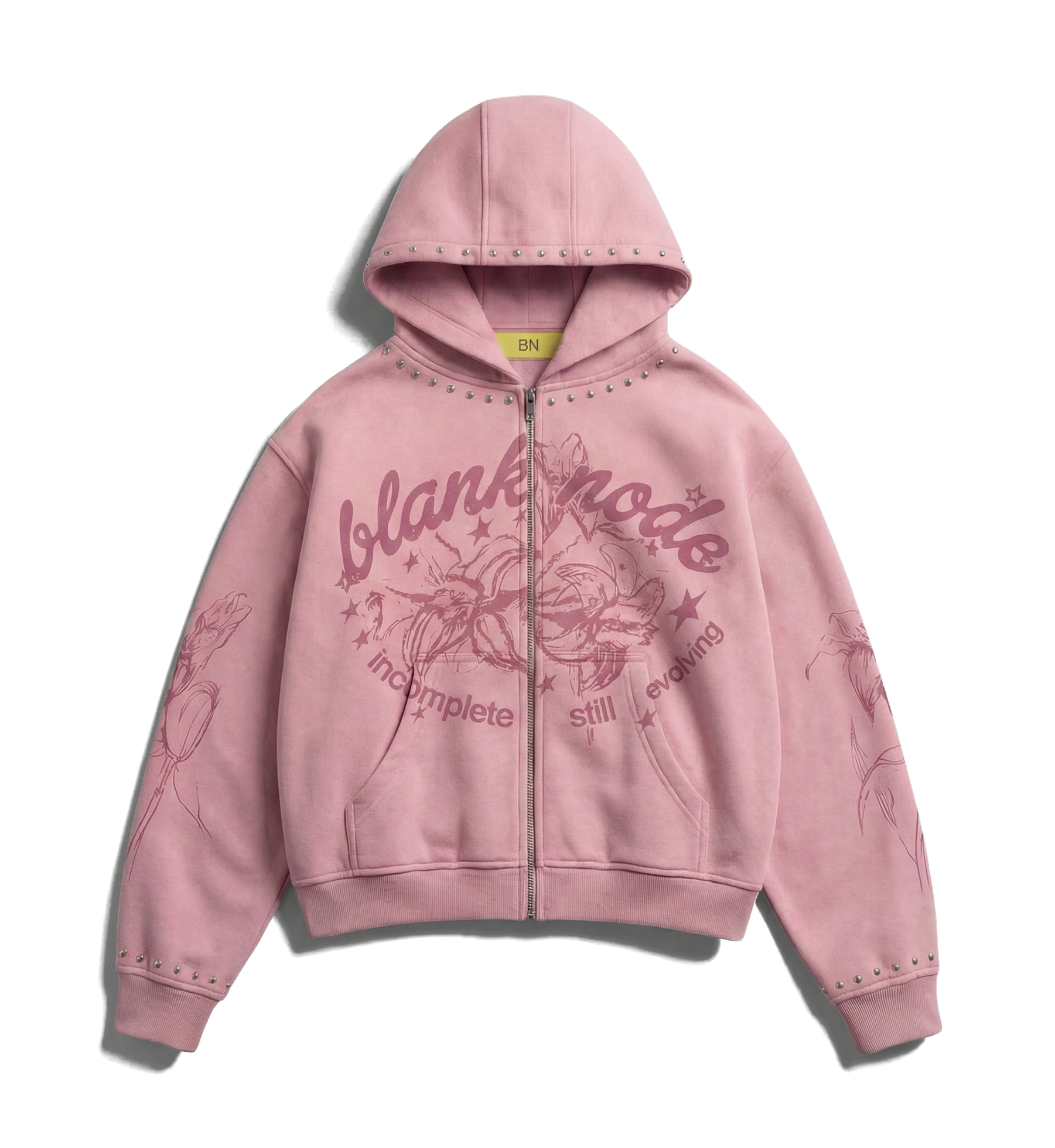 STATE / EVOLUTION ZIP HOODIE — PINK