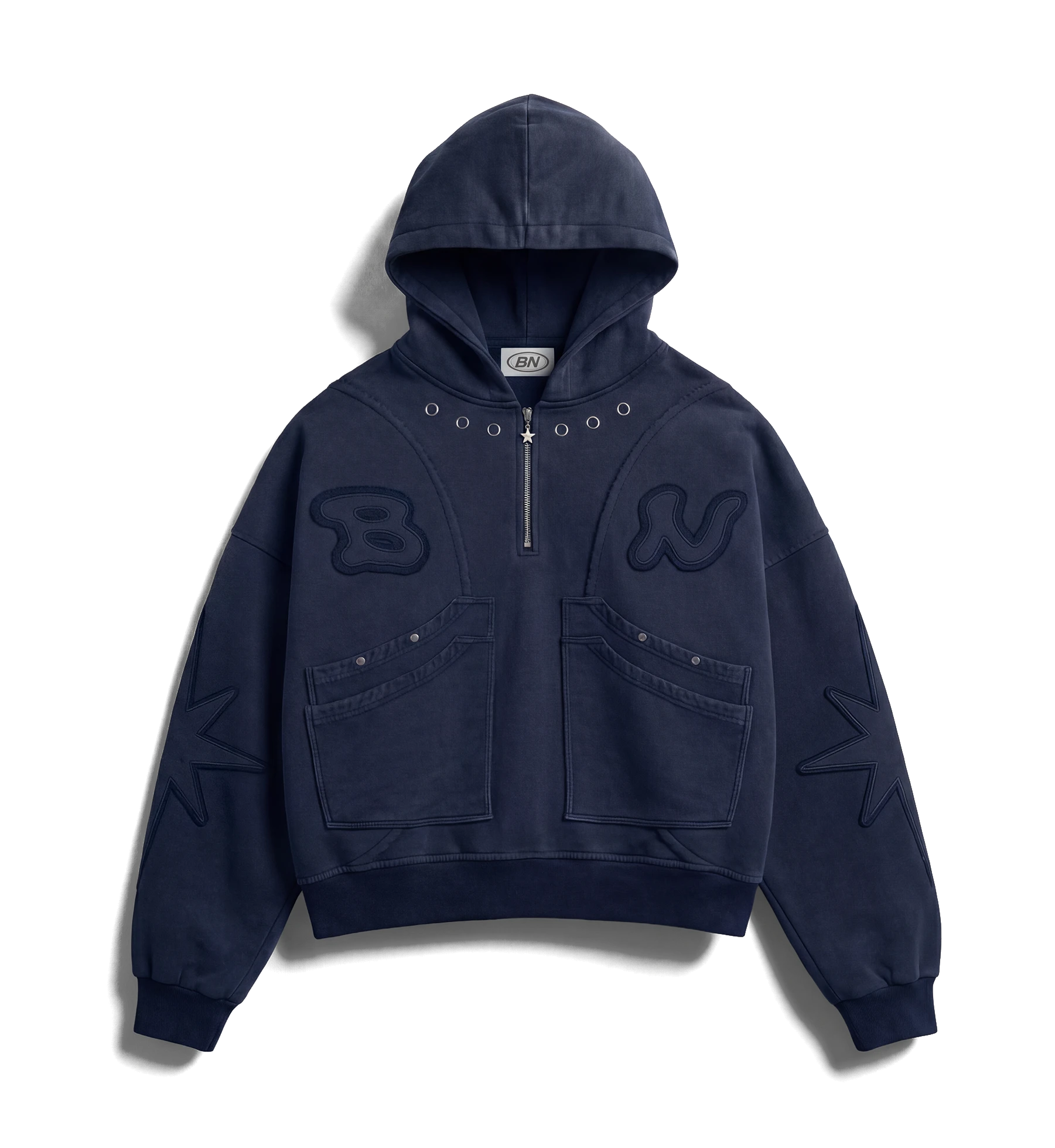 INTERFACE / MODULE HOODIE — NAVY BLUE