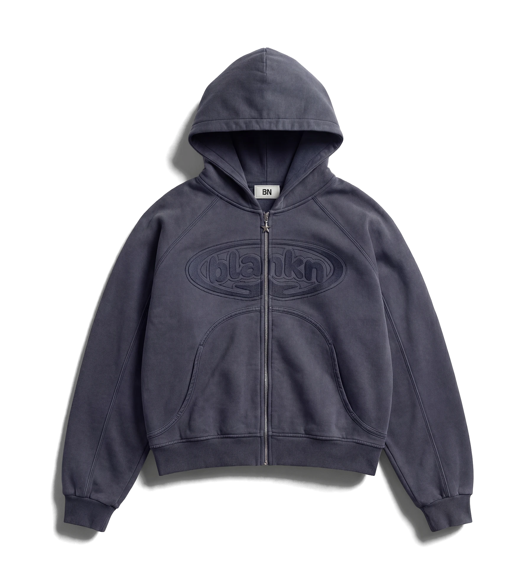 STATE / CORE ZIP HOODIE — CHARCOAL