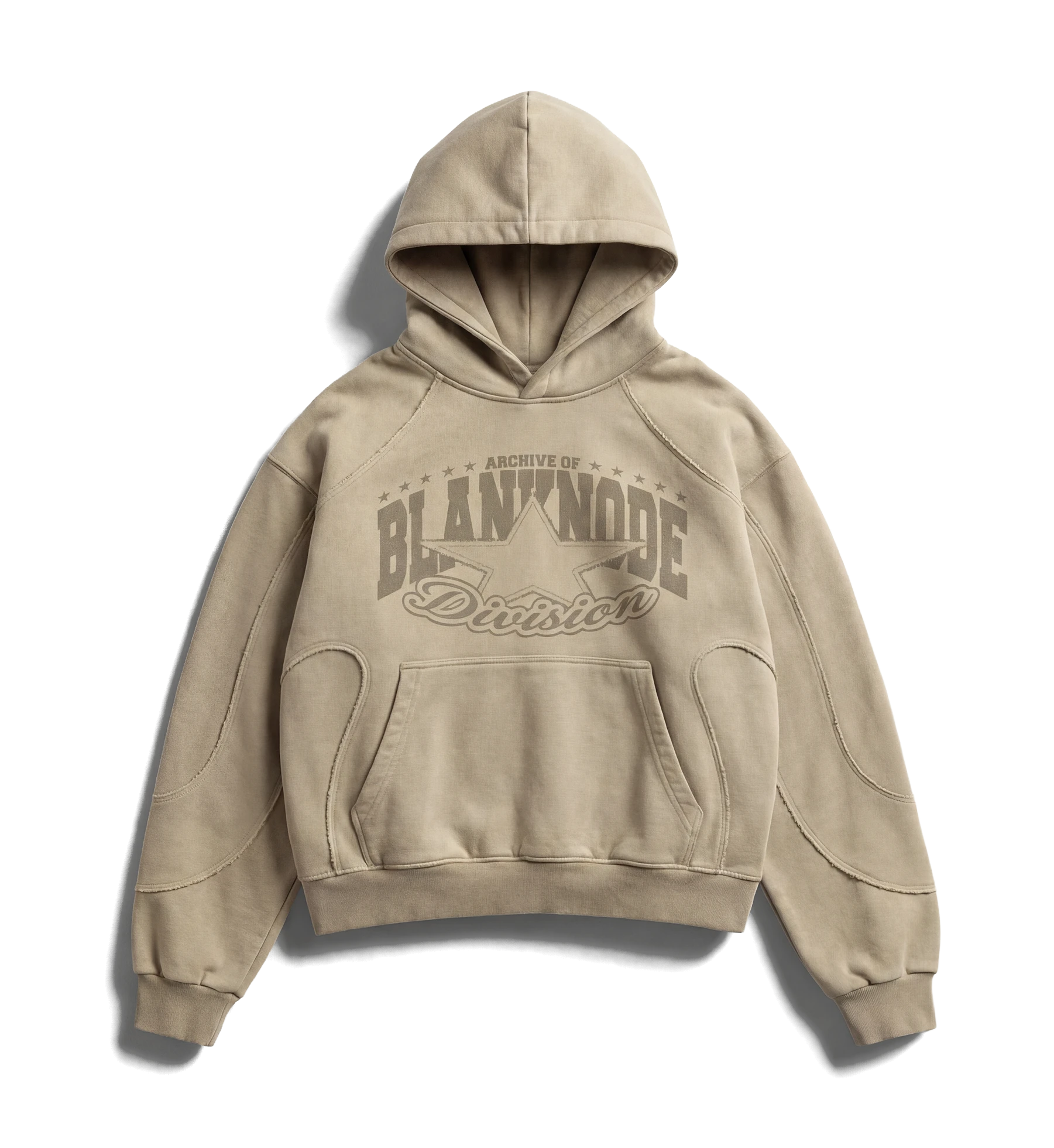 ARCHIVE / DIVISION HOODIE — BEIGE